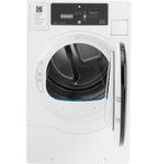 GE Commercial Front Load Electric Dryer, 7.7 cu. ft., Standalone (VFD31ESSRWW) – view 3