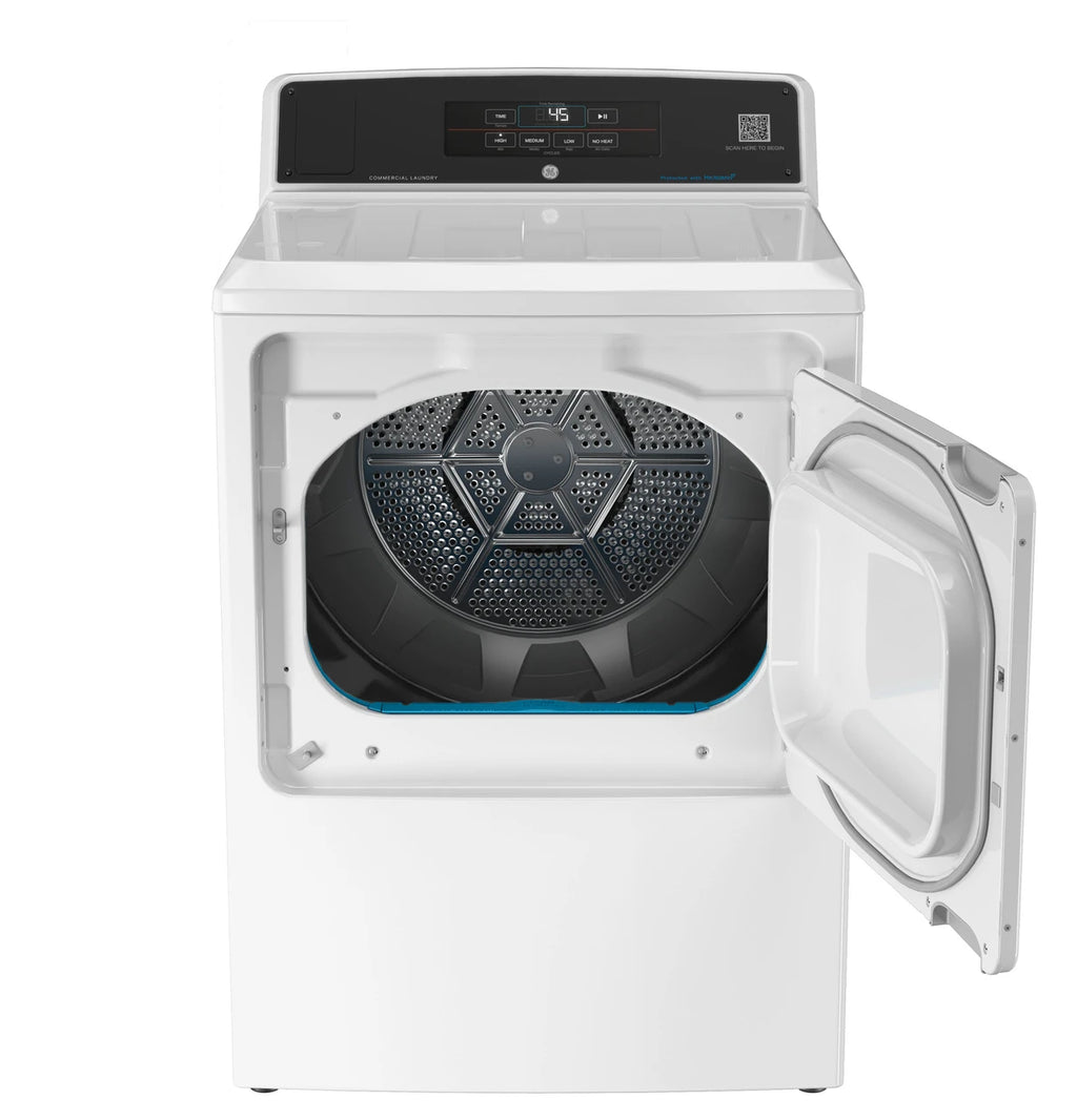 GE Commercial Top Load Gas Dryer, 7.4 cu. ft., Multipay (VTD56GASVWB) – view 4