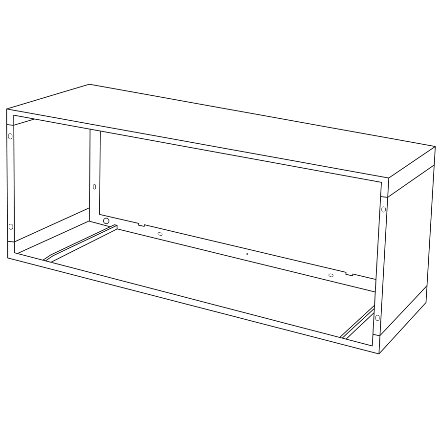 GE Zoneline® Quick Snap Wall Sleeve, 20" Extended Depth (RAB8120B) – view 5