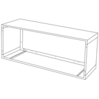 GE Zoneline® Quick Snap Wall Sleeve, 16" Extended Depth (RAB8116B) – view 5