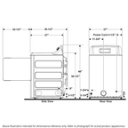 GE Commercial Top Load Gas Dryer, 7.4 cu. ft., App Pay (VTD52GASRWB) – view 12