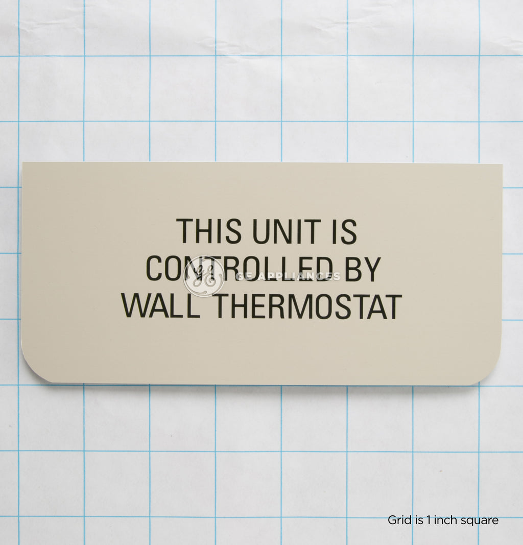 GE Universal PTAC Control Cover Label, 10 Pack (RAK806-10PK) – view 3