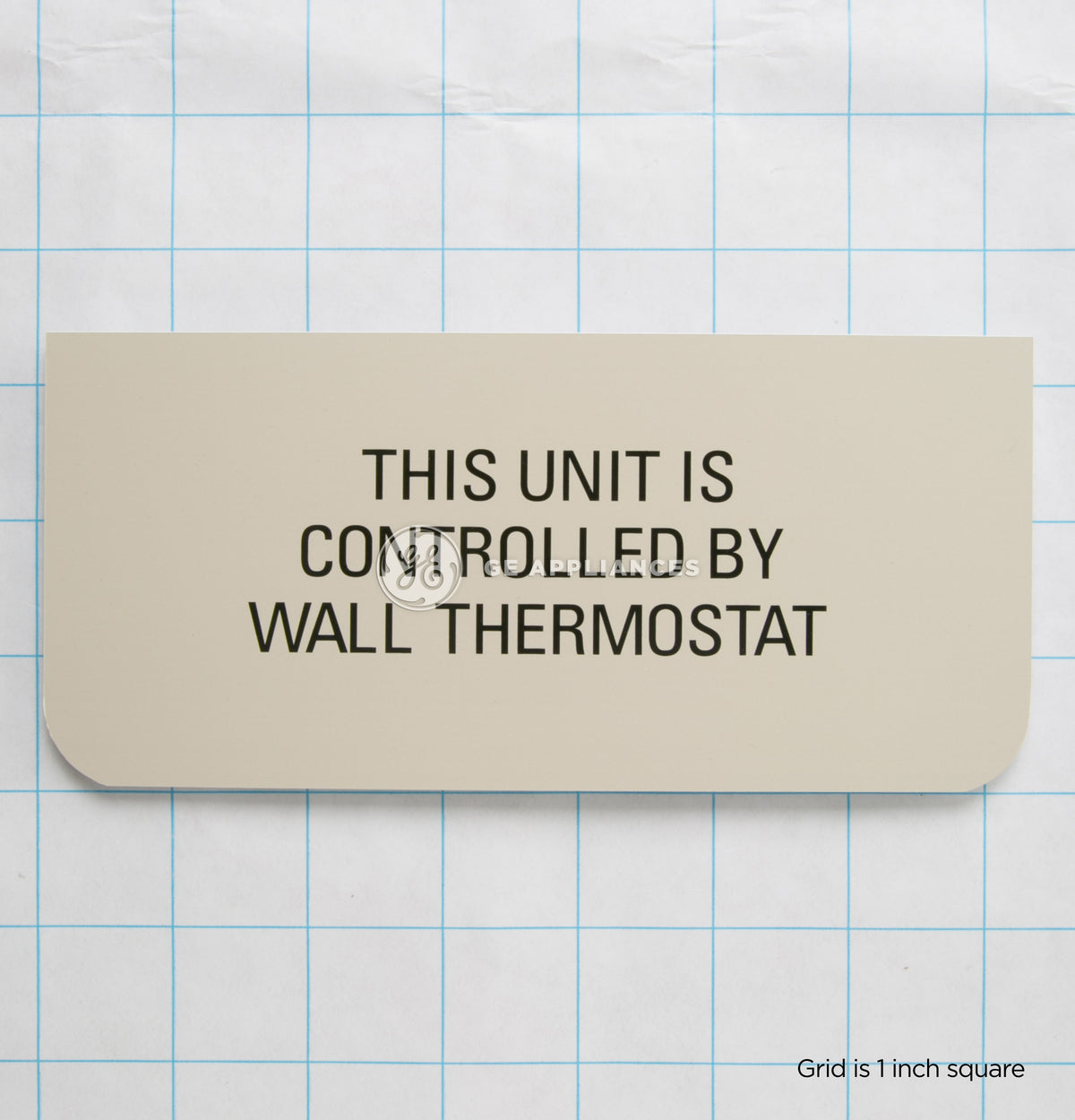 GE Universal PTAC Control Cover Label, 10 Pack (RAK806-10PK) – view 3