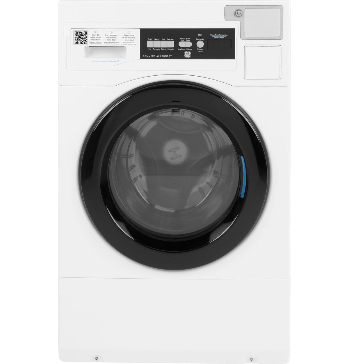 GE Commercial Front Load Washer, 22 lb. (3.5 cu. ft.) (VFW310SSRWW)