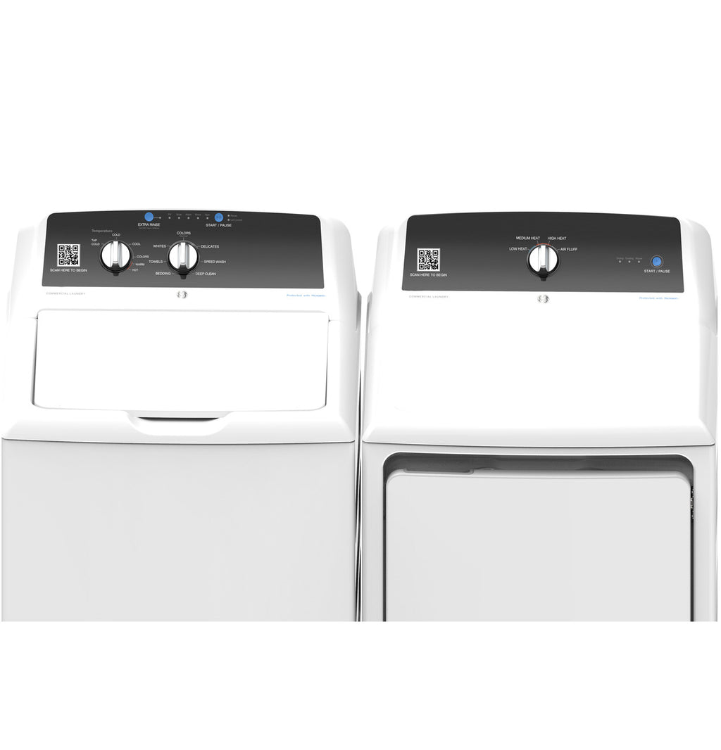 GE Commercial Top Load Washer, 4.2 cu. ft., App Pay (VTW525ASRWB) – view 7