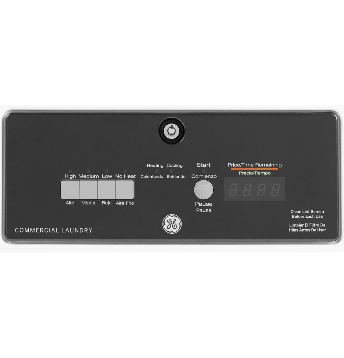 GE Commercial Front Load Gas Dryer, 7.7 cu. ft., Stacking (VFD31GDSRWW) – view 3