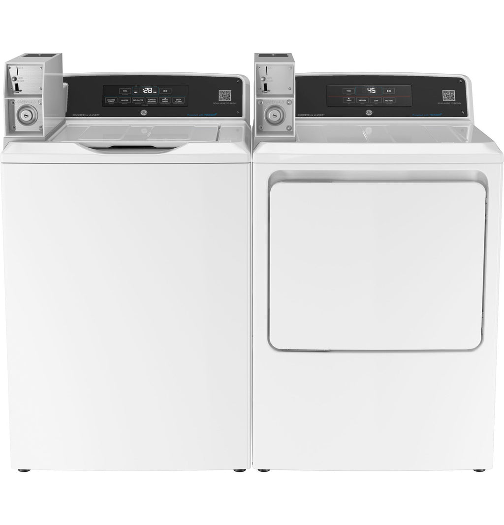 GE Commercial Top Load Gas Dryer, 7.4 cu. ft., Multipay (VTD56GASVWB) – view 10