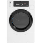 GE Commercial Front Load Electric Dryer, 7.7 cu. ft., Standalone (VFD31ESSRWW)