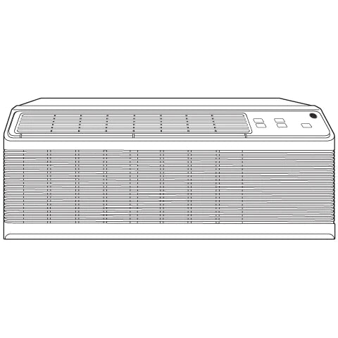 GE Zoneline Cooling and Electric Heat Unit with Makeup Air 12,000 BTU, 230/208 Volt - view 5