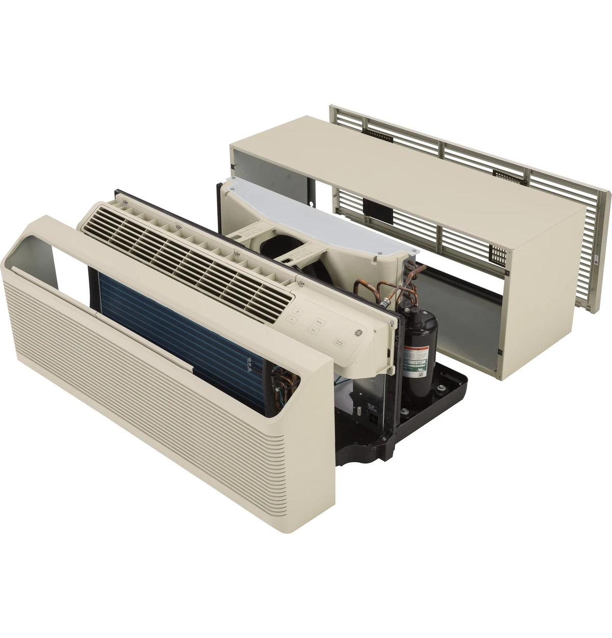 GE Zoneline Dry Air 25 Cooling and Electric Heat Unit with Corrosion Protection 12,000 BTU, 265 Volt - view 2