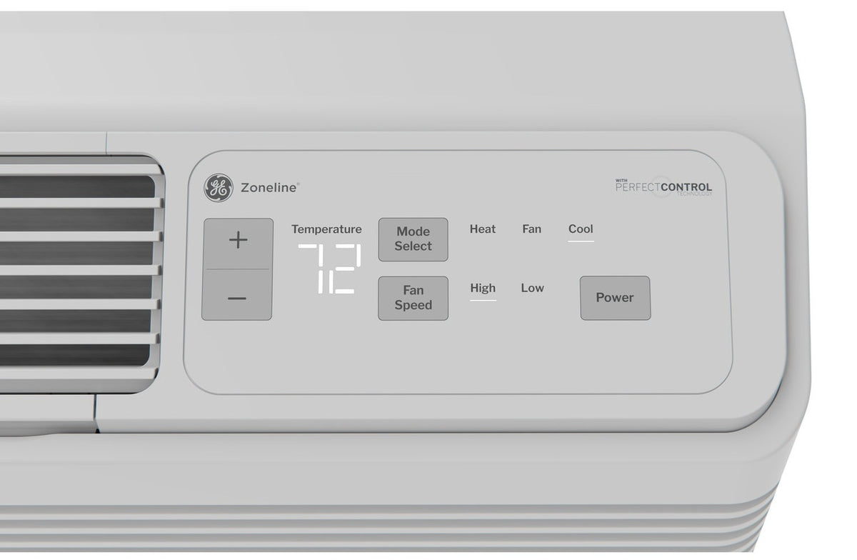 GE Zoneline Heat Pump Unit with Variable Speed Inverter Technology and Makeup Air 15,000 BTU, 230/208 Volt - view 4