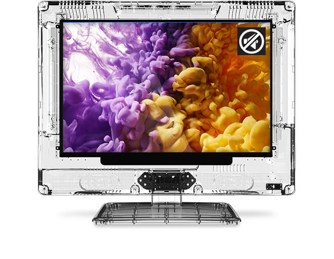 RCA 13" SE Series SecureView Clear TV (Speakerless) - J13SE1221