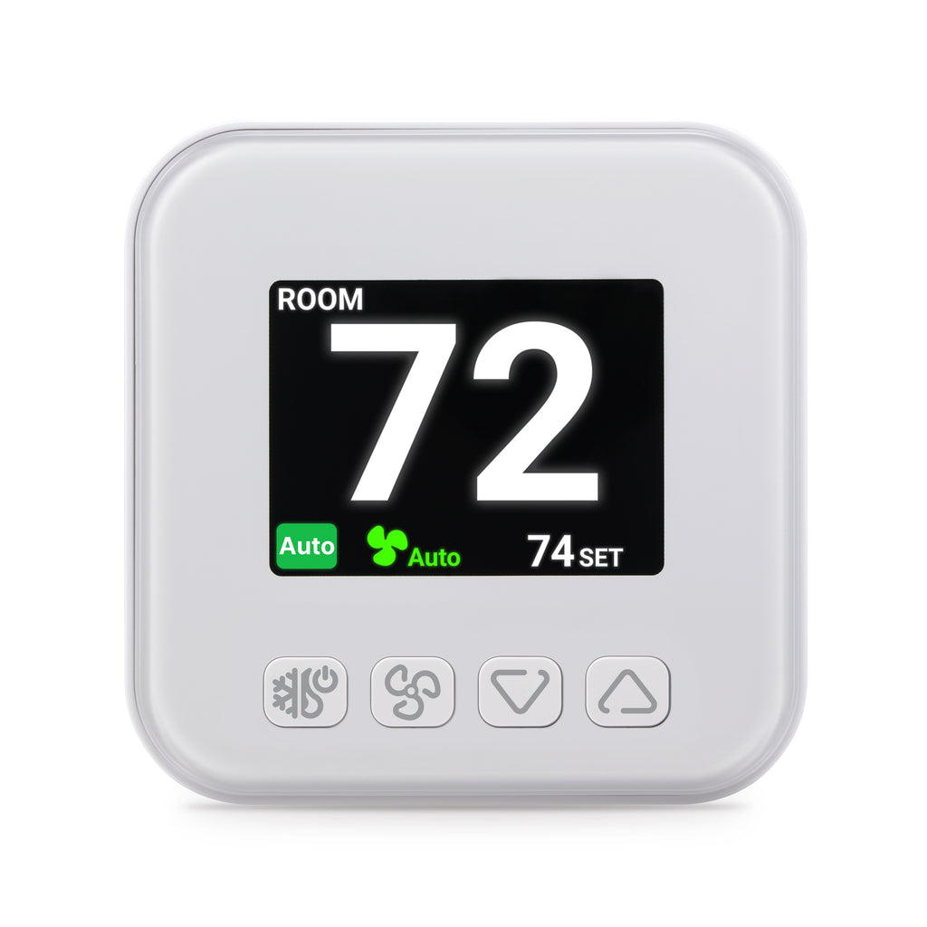 VTech T961NN50 Universal Wired Thermostat, 24V, 2.8" Display, White