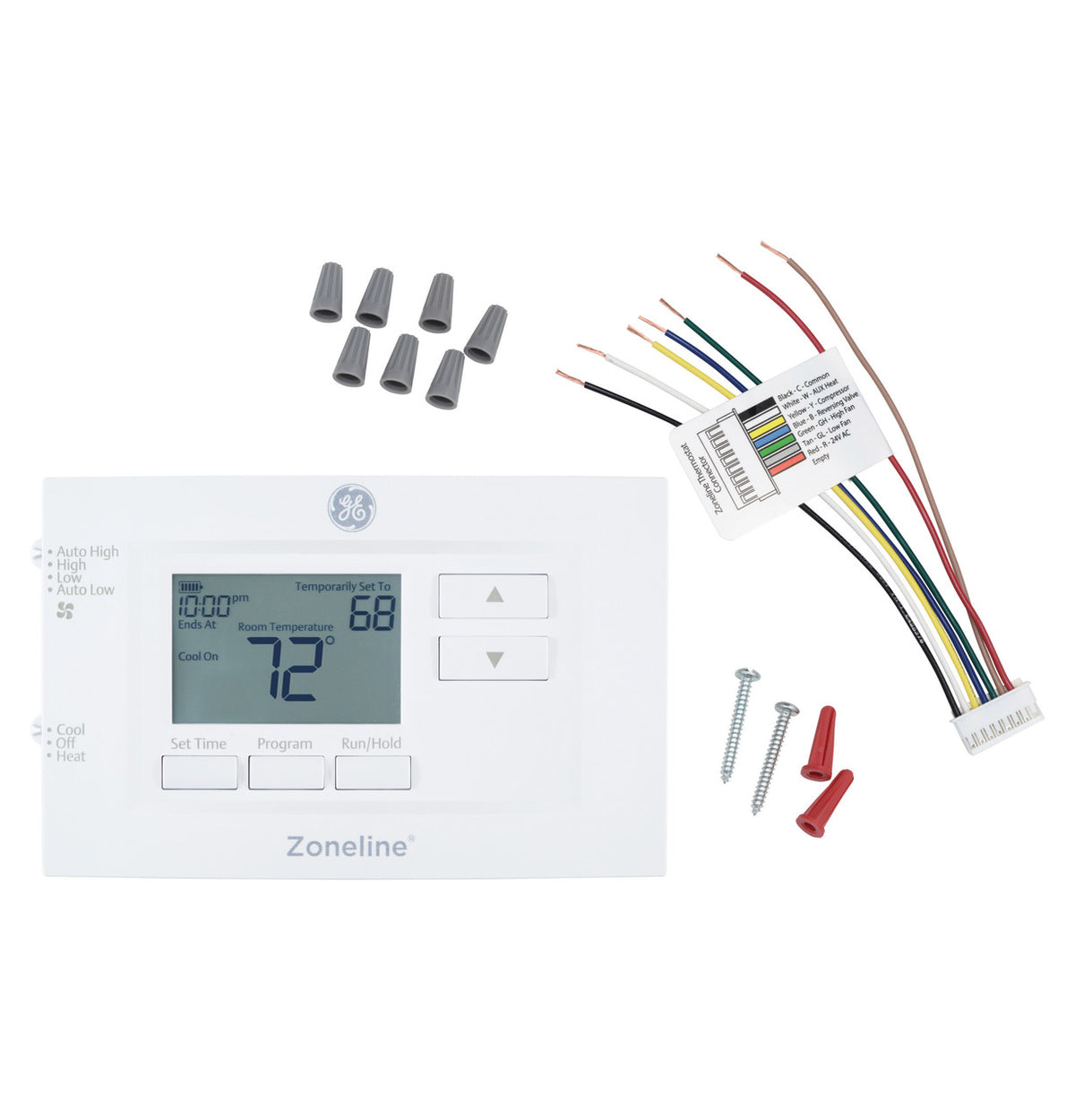 GE Zoneline® Programmable Wall Thermostat (RAK149P2A) – view 2
