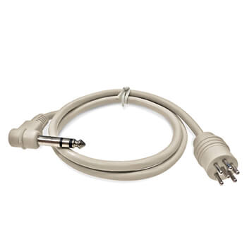 RCA J36-146 Pillow Speaker Jumper Cable, 3 ft, 6-Pin Male to 1/4" Male