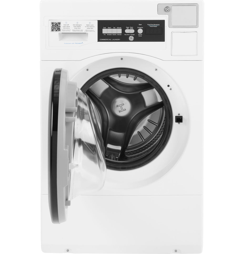 GE Commercial Front Load Washer, 22 lb. (3.5 cu. ft.) (VFW310SSRWW) – view 4