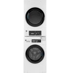 GE Commercial Front Load Electric Dryer, 7.7 cu. ft., Stacking (VFD31EDSRWW) – view 5