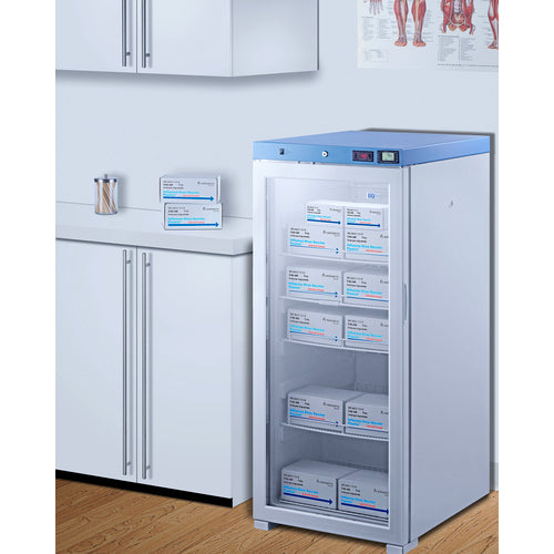 Summit Upright Medical Refrigerator, Certified to NSF/ANSI 456 Vaccine Storage Standard, 24" Wide, White (ACR1012GNSF456)
