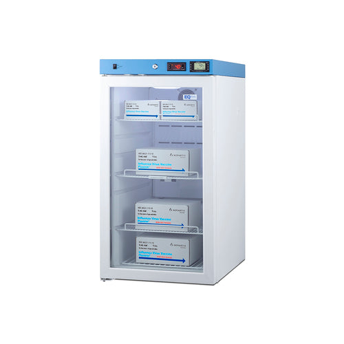 Summit Medical Refrigerator, Certified to NSF/ANSI 456 Vaccine Storage Standard, 19" Wide, White (ACR32GNSF456LHD)