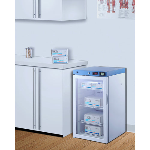 Summit Medical Refrigerator, Certified to NSF/ANSI 456 Vaccine Storage Standard, 19" Wide, White (ACR32GNSF456LHD)