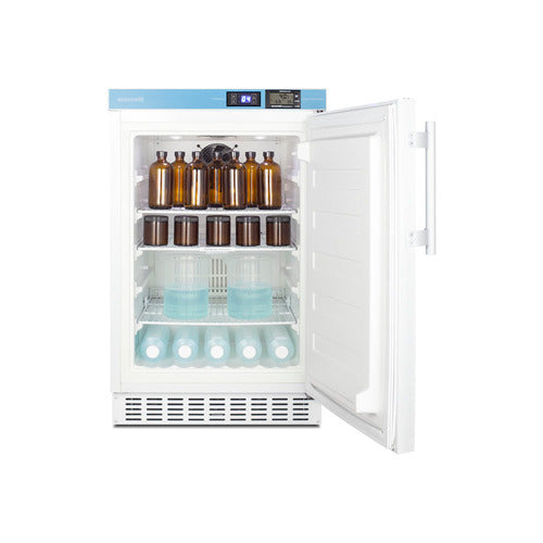 Summit Built-In Pharmacy All-Refrigerator, ADA Compliant, 20" Wide, White (ACR45L)
