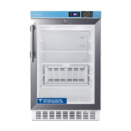 Summit Built-In Pharmacy All-Refrigerator, ADA Compliant, 20" Wide, White (ACR46GL)