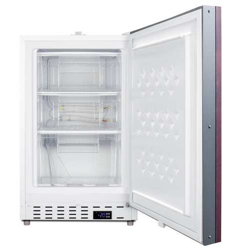 Summit Built-In Healthcare All-Freezer, ADA Compliant (Panel Not Included), 20" Wide, White (ADA305AFIF)