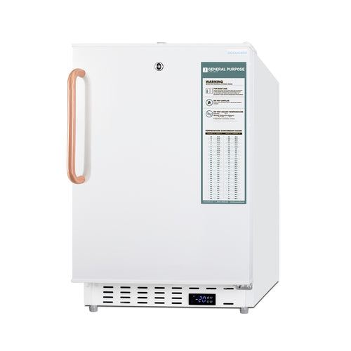 Summit Built-In Vaccine All-Freezer, ADA Compliant, 20" Wide, White (ADA305AFTBC)