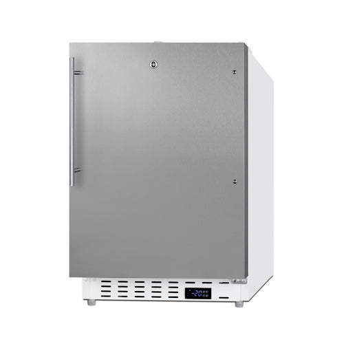 Summit Built-In Healthcare All-Freezer, ADA Compliant, 20" Wide, White (ADA305AFSSHV)