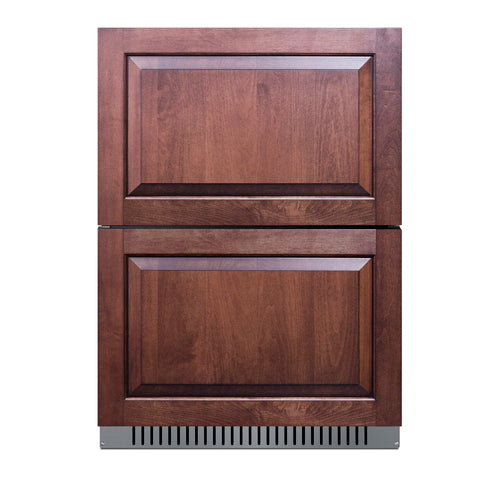 Summit 2-Drawer All-Freezer, ADA Compliant, 24" Wide, Stainless Steel (ADFD243CSS)