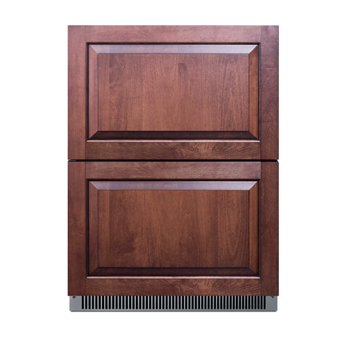 Summit 2-Drawer All-Freezer, ADA Compliant, 24" Wide, Stainless Steel (ADFD2D24PNR)