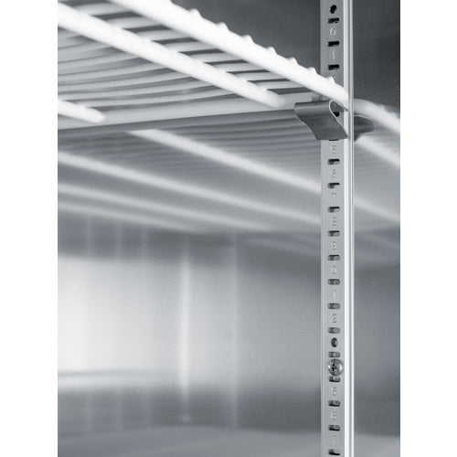 Summit 23 Cu.Ft. Upright Pharmacy Freezer, Stainless Steel (AFS23ML)