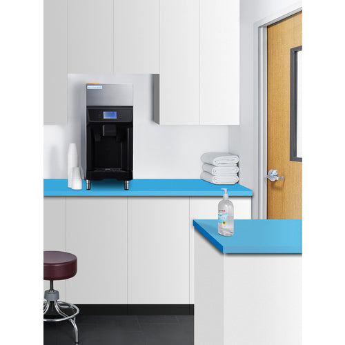 Summit 220 lb. Ice + Water Dispenser, Stainless Steel (AIWD220)