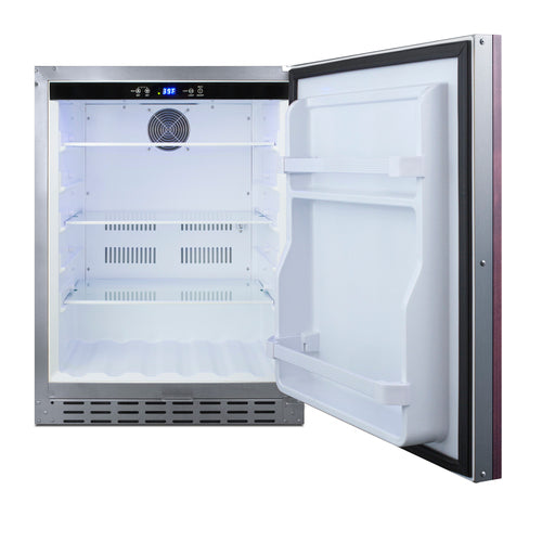 Summit 24" Built-In Outdoor Refrigerator, ADA Compliant, Stainless Steel (AL55OSCSSIF)