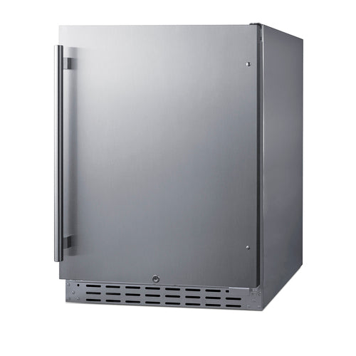 Summit 24" Built-In Outdoor Refrigerator, ADA Compliant, Stainless Steel (AL55OSCSS)