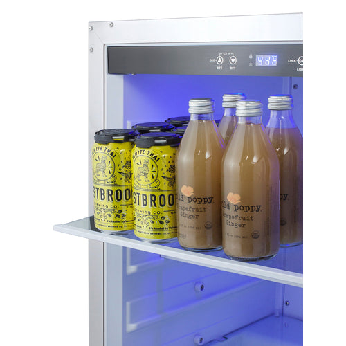 Summit 24" Built-In Outdoor Refrigerator, ADA Compliant, Stainless Steel (AL55OSCSSIF)