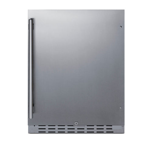 Summit 24" Built-In Outdoor Refrigerator, ADA Compliant, Stainless Steel (AL55OSCSS)