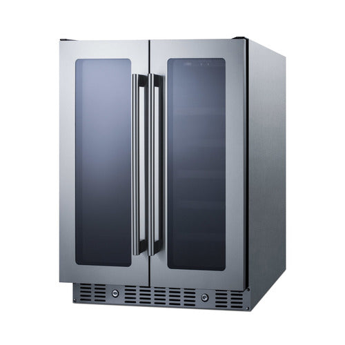Summit 24" Built-In Wine/Beverage Center, ADA Compliant, Stainless Steel (ALFD24WBVCSS)