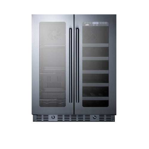 Summit 24" Built-In Wine/Beverage Center, ADA Compliant, Stainless Steel (ALFD24WBVCSS)