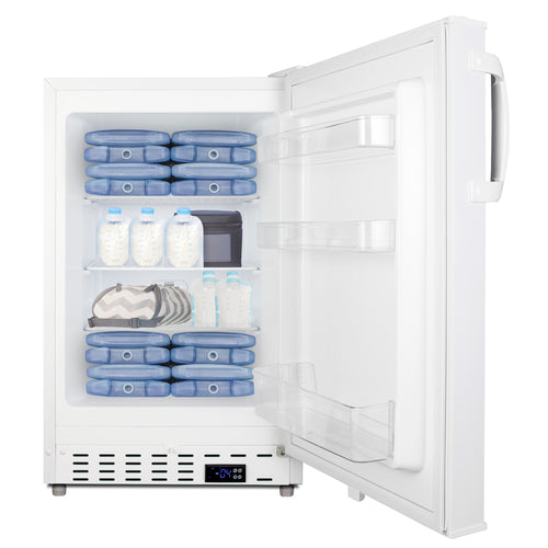 Summit Built-In MOMCUBE® All-Freezer, ADA Compliant, 20" Wide, White (ALFZ36MC)