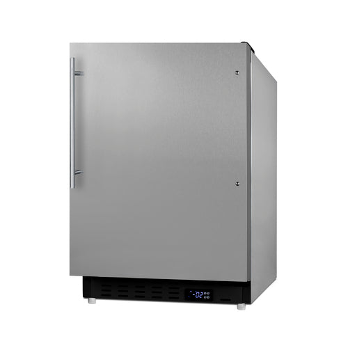 Summit Built-In All-Freezer, ADA Compliant, 21" Wide, Stainless Steel (ALFZ37BCSSHV)