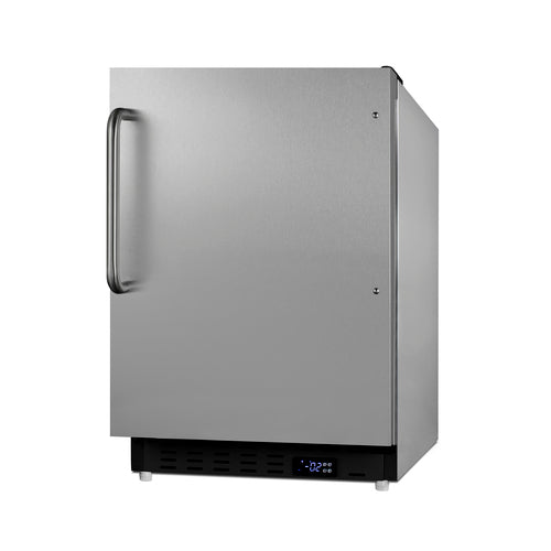 Summit Built-In All-Freezer, ADA Compliant, 21" Wide, Stainless Steel (ALFZ37BCSS)