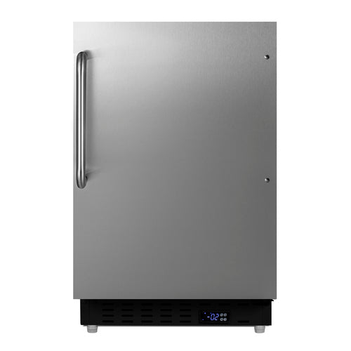 Summit Built-In All-Freezer, ADA Compliant, 21" Wide, Stainless Steel (ALFZ37BCSS)