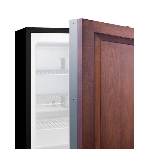 Summit Built-In All-Freezer, ADA Compliant (Panel Not Included), 21" Wide, Black (ALFZ37BIF)