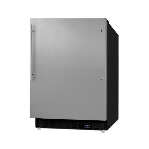 Summit Built-In All-Freezer, ADA Compliant, 21" Wide, Black (ALFZ37BSSHV)
