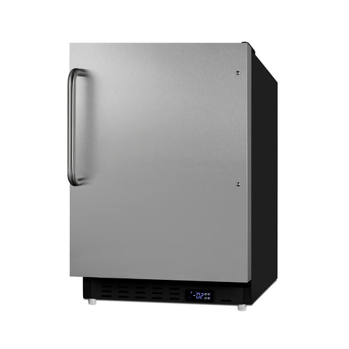 Summit Built-In All-Freezer, ADA Compliant, 21" Wide, Black (ALFZ37BSSTB)