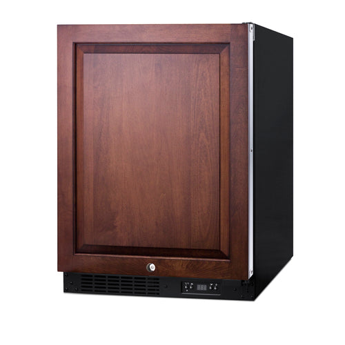 Summit Built-In All-Freezer, ADA Compliant (Panel Not Included), 24" Wide, Black (ALFZ51IF)