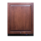 Summit Built-In All-Freezer, ADA Compliant (Panel Not Included), 24" Wide, Black (ALFZ51IF)
