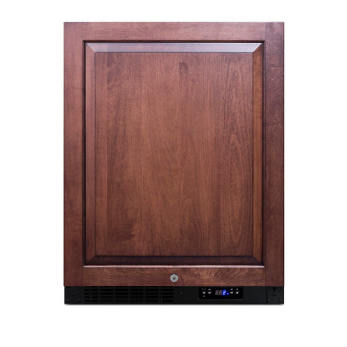 Summit Built-In All-Freezer, ADA Compliant (Panel Not Included), 24" Wide, Black (ALFZ51IF)