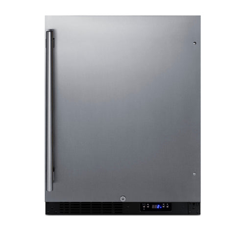 Summit Built-In All-Freezer, ADA Compliant, 24" Wide, Stainless Steel (ALFZ51CSS)
